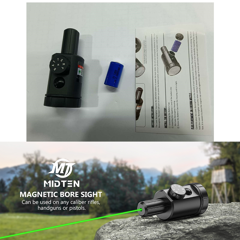 Laser Boresighter Kit - MidTen Magnetic Bore Sight Grünes Laser-Boresighter-Kit