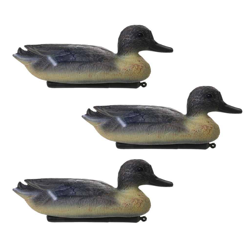 Decoy Duck Plastic - Hochrealistische Plastik-Entenattrappe Gartendekoration Schwimmende Jagd-Entenattrappe für
