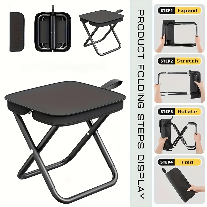 Outdoor Hunting Chair - Leichter, kompakter, zusammenklappbarer Campinghocker, tragbarer, vielseitig