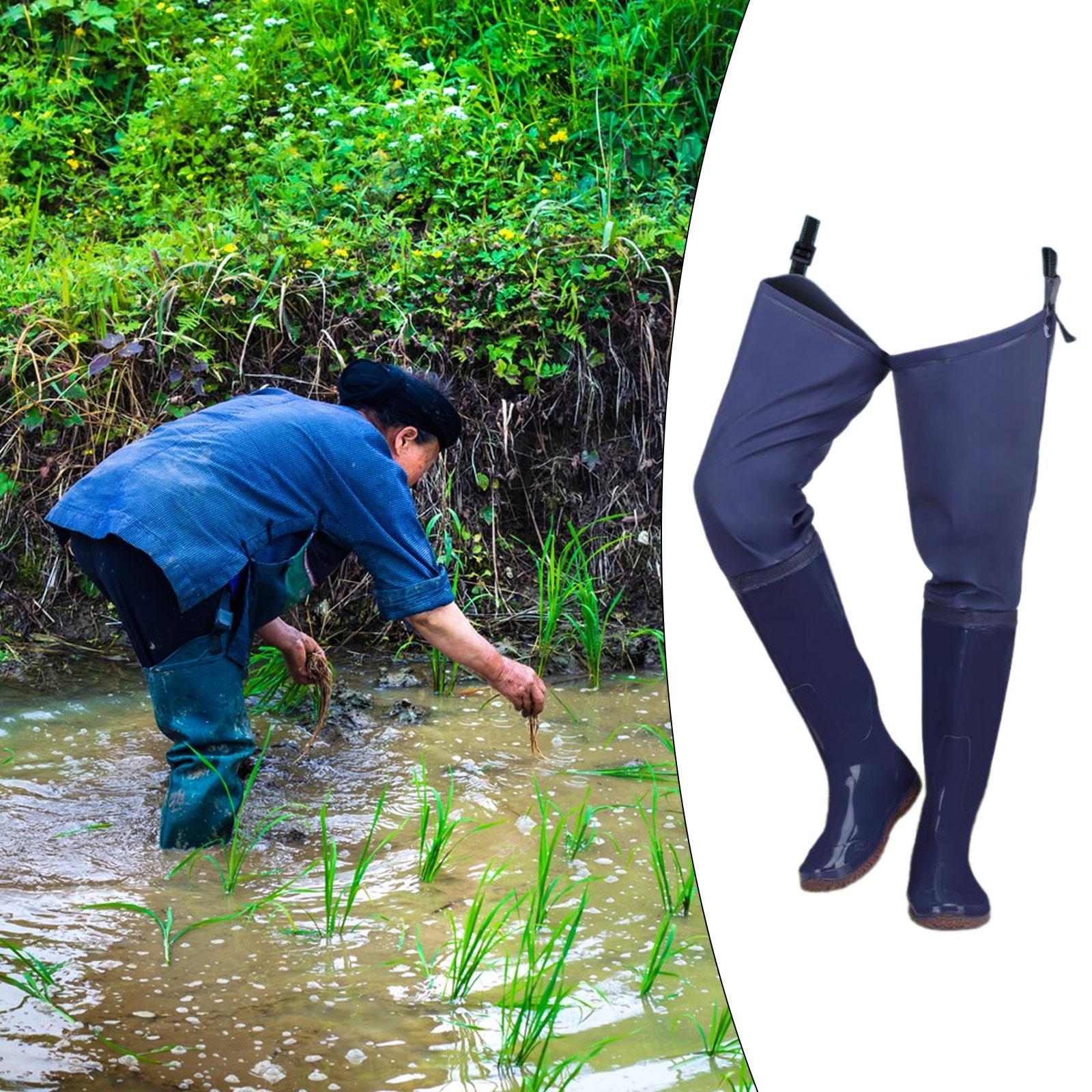 Fishing Waders Breathable - Wathosen mit Stiefelsohle, verschleißfest, leicht, wasserdicht,