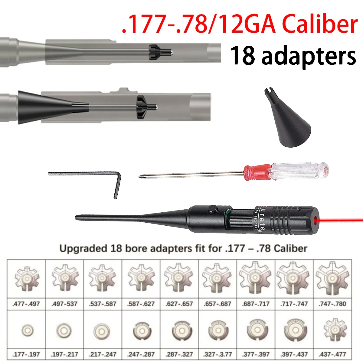 Laser Boresighter Kit - Grün Rot Laser Bore Sight Kit