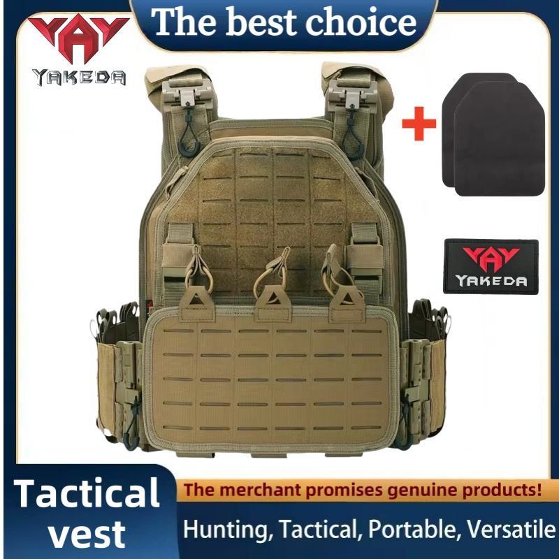 Hunting Outdoor Gear - YAKEDA Taktische Weste 6094 Schnell Abnehmbare