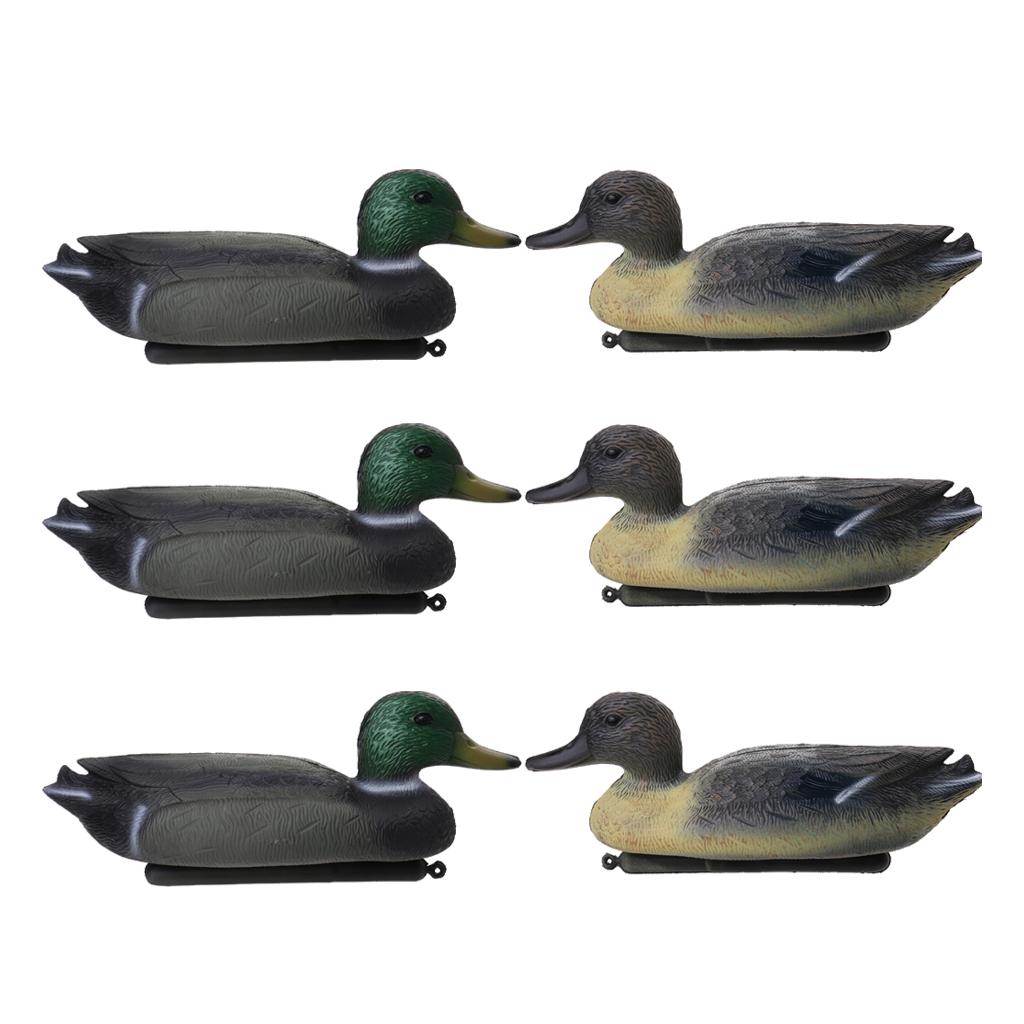 Decoy Duck Plastic - Schwimmende Entenattrappe in Lebensgröße aus Kunststoff