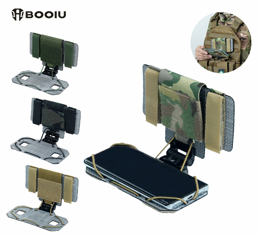Hunting Outdoor Gear - BOOIU MOLLE Faltbares Navigationsboard Airsoft Handyhalterung