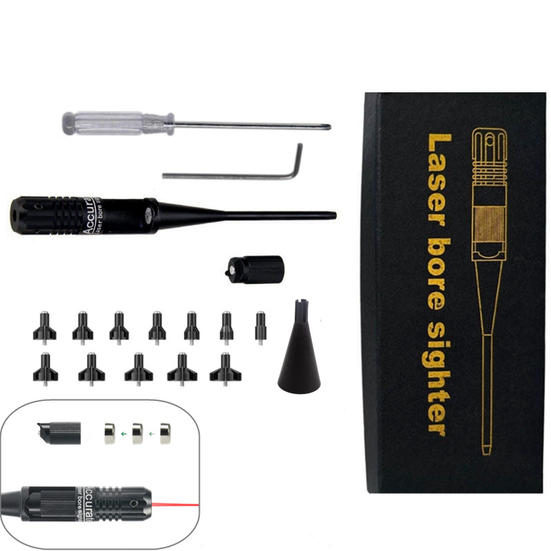 Laser Boresighter Kit - Laser-Boresighter-Set 12 Adapter .177 .22 bis