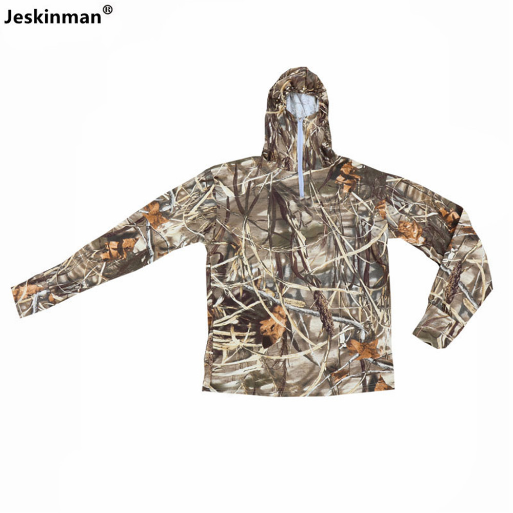 Hunting Fishing Outdoor Shows - Sommer Sonnenschutz Angeln Mit Kapuze Jacke
