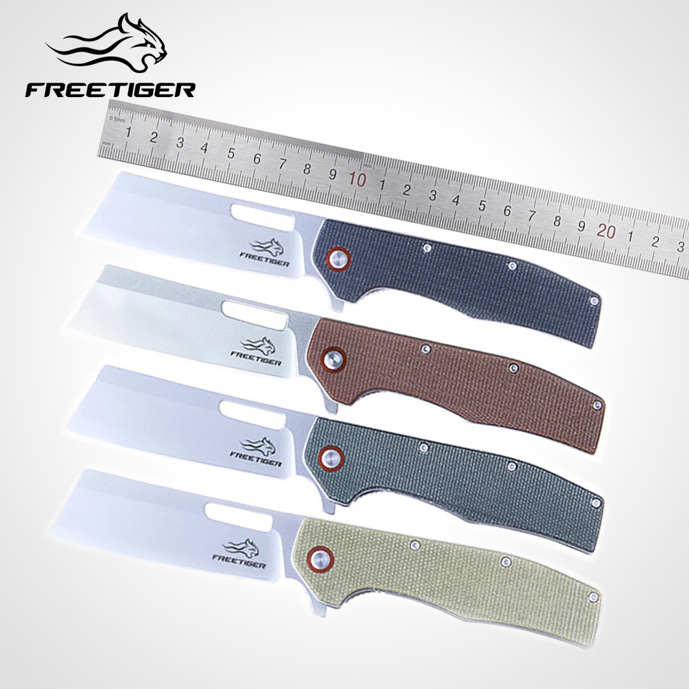 Hunting Camp Outdoor Kitchen - FREETIGER Micarta Griff D2 Stein Waschen