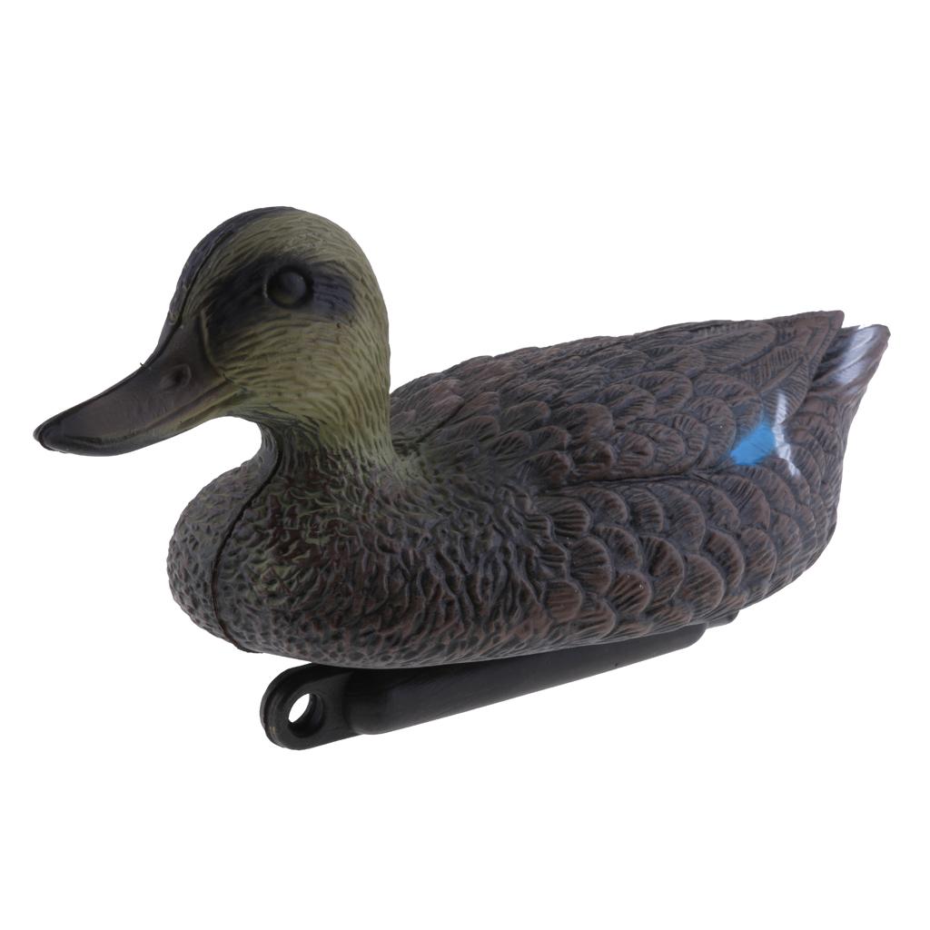 Decoy Duck Plastic - Künstliche Vogel-Lockvögel, Lebensechte Mandarinenten-Imitate aus Kunststoff,
