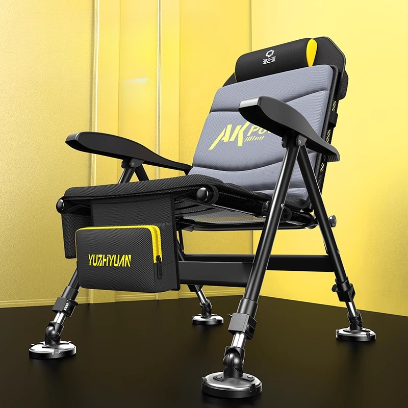 Outdoor Hunting Chair - Höhenverstellbarer Angelstuhl aus Aluminium, professioneller faltbarer