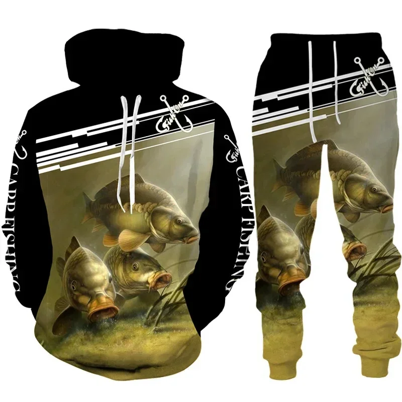 Cooler Karpfenangel-3D-Druck U – Outdoor Hunting Hoodie Bewertung und Preis