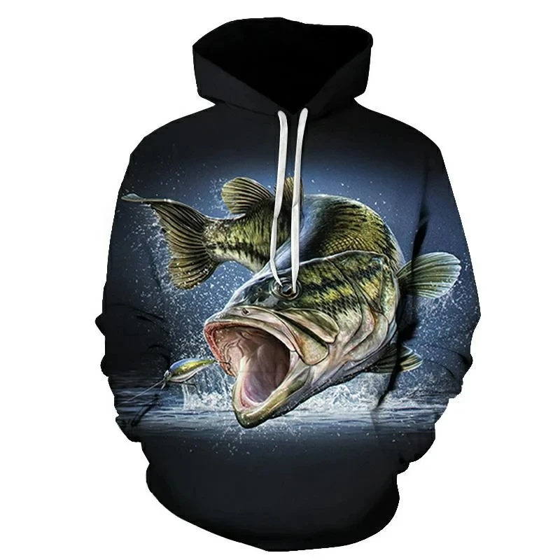 Neuer 3D-Druck Karpfen-Angelmo – Outdoor Hunting Hoodie Bewertung und Preis