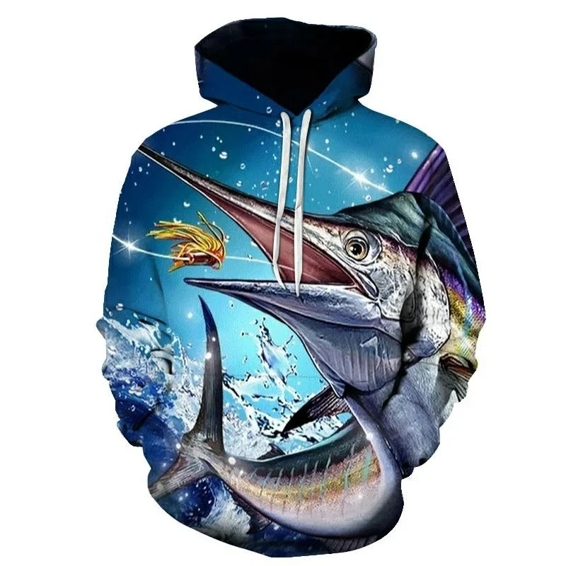 Neuer 3D-Druck Karpfen-Angelmo – Outdoor Hunting Hoodie Bewertung und Preis