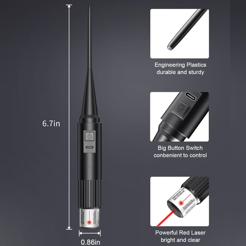 Wiederaufladbares Laser-Bore-S – Laser Boresighter Kit Bewertung und Preis